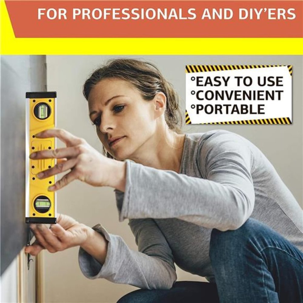 Digital Magnetic Level Tool-10Inch Torpedo Level and Protractor-Master Precision - Picture 5 of 6